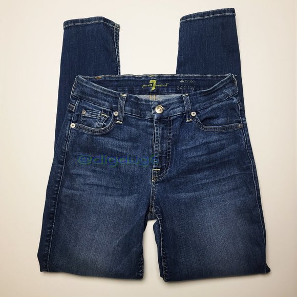 7 for all mankind skinny denim - Picture 4 of 5